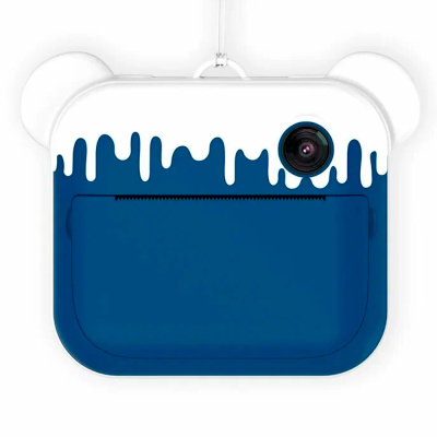 Фотоаппарат моментальной печати Lumicam  Lumicube DK04 Printy Blue Paint 1